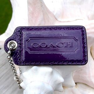 Coach Patent Leather Hang Tag